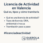 Licencia de actividad en Valencia – qué es, tipos y cómo tramitarla